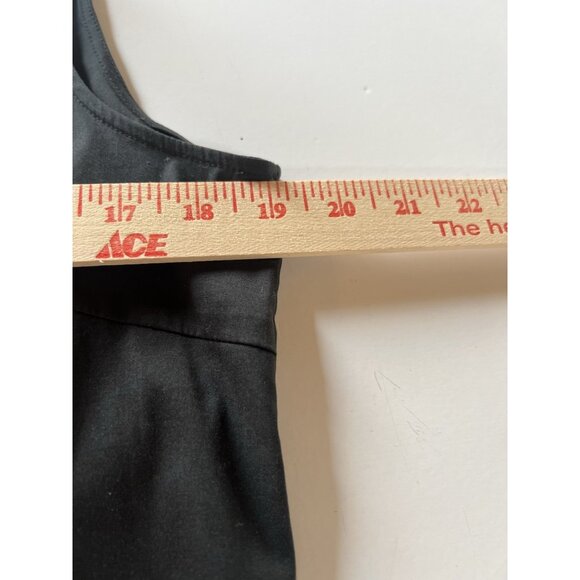 THEORY black sleeveless Ruffle neck victorian office top L vintage Y2K - Picture 7 of 9